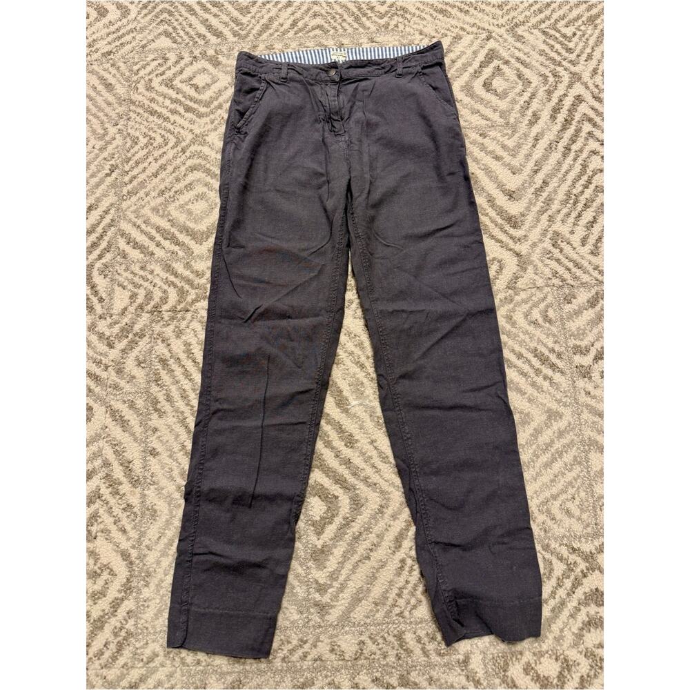 Bridge & Burn Portland Gray Linen-Cotton Chinos - Size 28